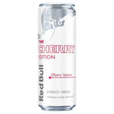 ASDA Red Bull Spring Edition Cherry Energy Drink 473ml- Buy online at McGrocer