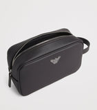 Emporio Armani leather wash bag - British product
