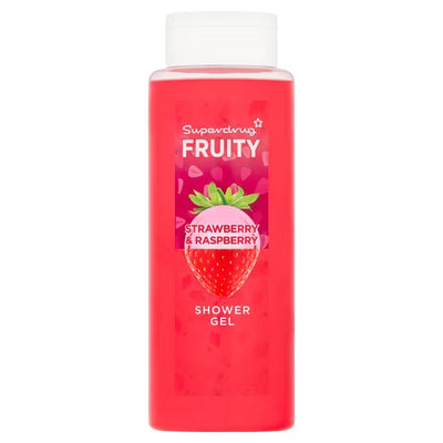 Superdrug Superdrug Fruity Strawberry and Raspberry Shower Gel 500ml- Buy online at McGrocer