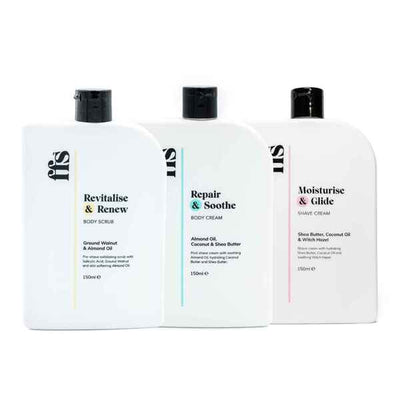مجموعة FFS Beauty Shaving Creams Bundle 3 × 150 مل من Superdrug - اشترِ عبر الإنترنت من McGrocer