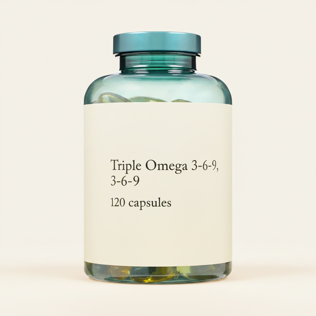 Holland & Barrett Triple Omega 3-6-9 Soft Gel Capsules 120 Count, UK version