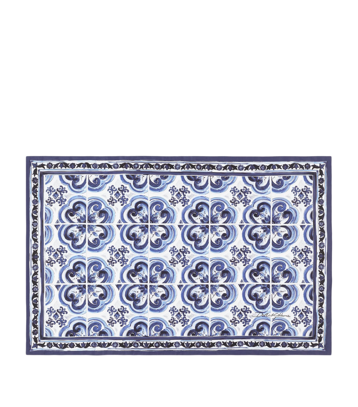 Dolce&Gabbana Casa cotton Majolica pillowcases set of two 60cm x 90cm - British product