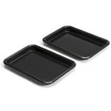 Habitat Small Oven Trays Black x2 GOODS Sainsburys   