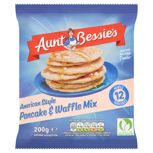 Aunt Bessie's American Style Pancake & Waffle Mix 200g flour Sainsburys   