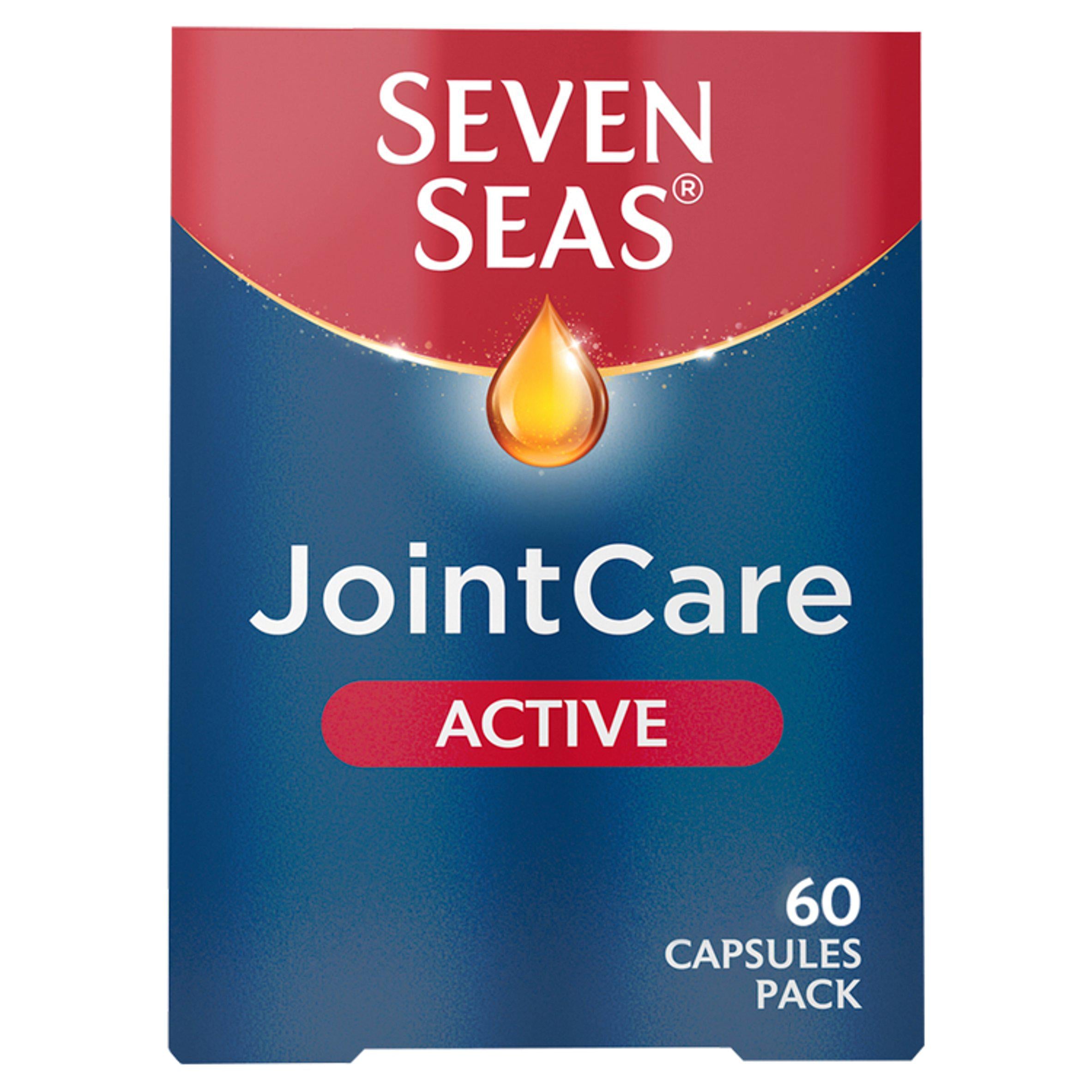 Seven Seas JointCare Active Glucosamine, Omega-3 & Chondroitin 60 Capsules GOODS Sainsburys   