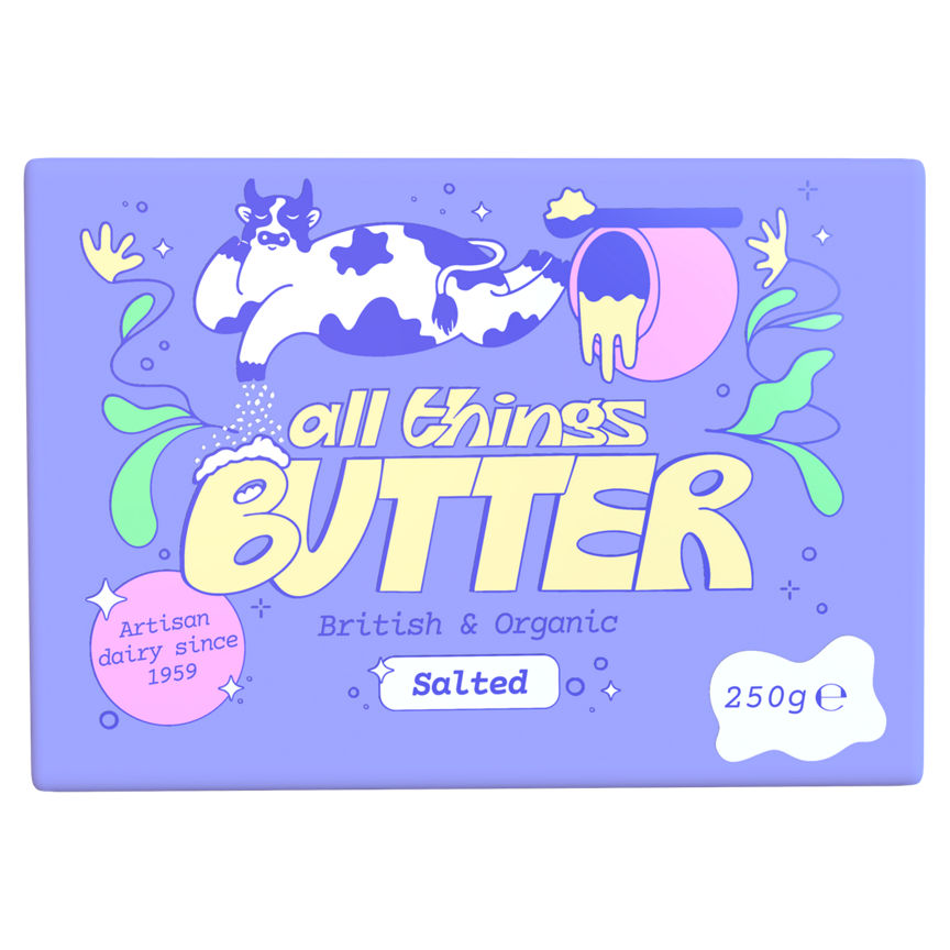 All Things Butter Organic British Salted Butter 250g