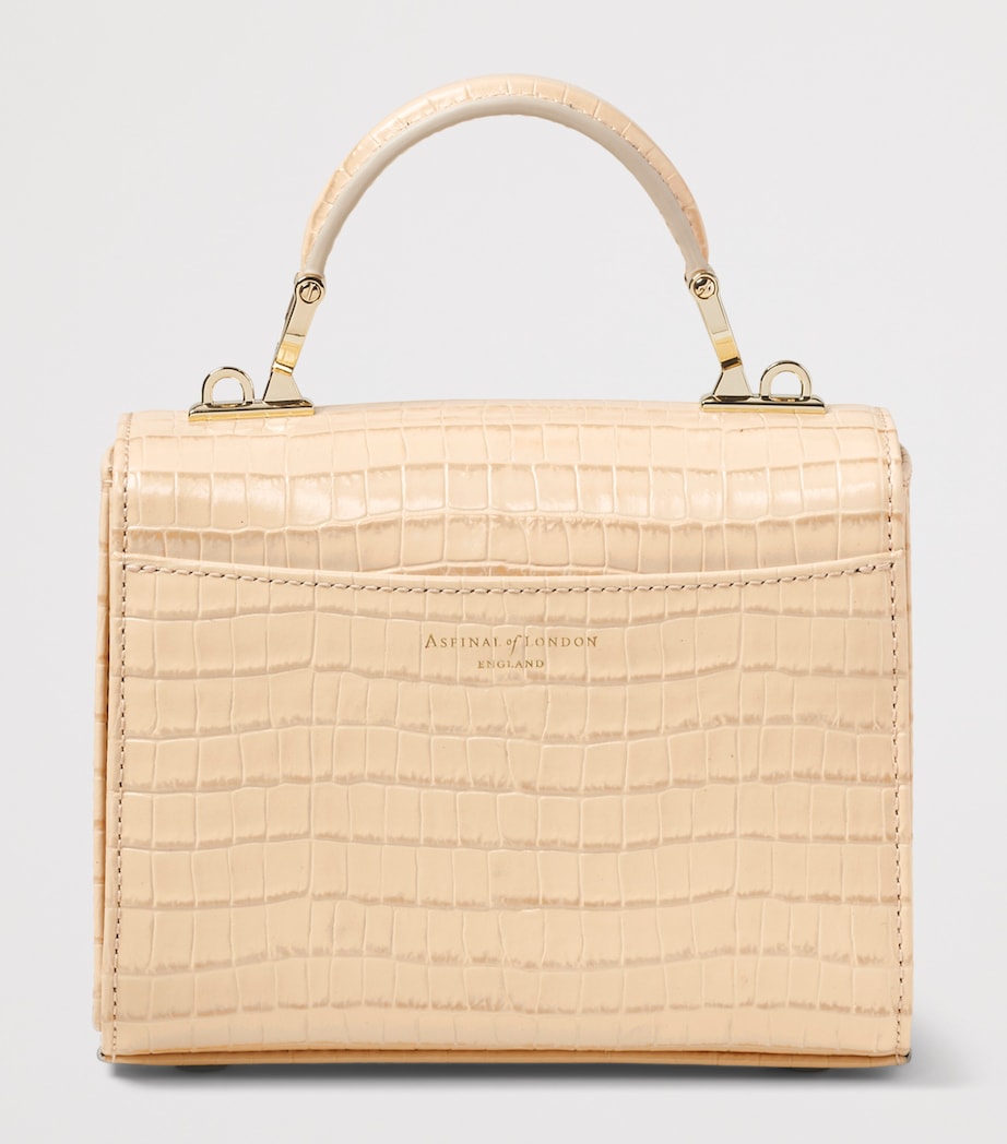 Aspinal of London Handtasche Mini Mayfair Leder Henkeltasche, importiert aus Großbritannien