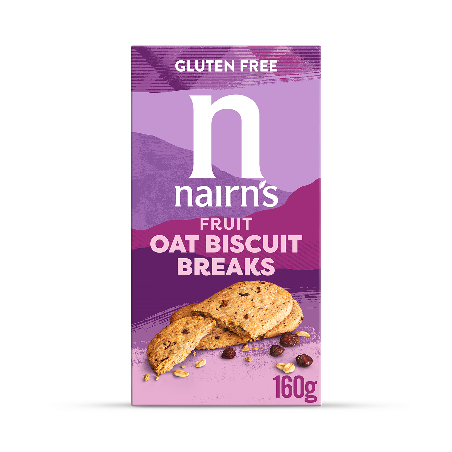 Nairns Gluten Free Fruit Oat Biscuit Breaks 160g