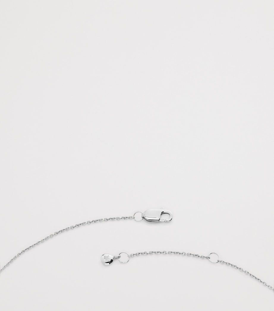 Monica Vinader sterling silver Gemini zodiac necklace 46cm - British product