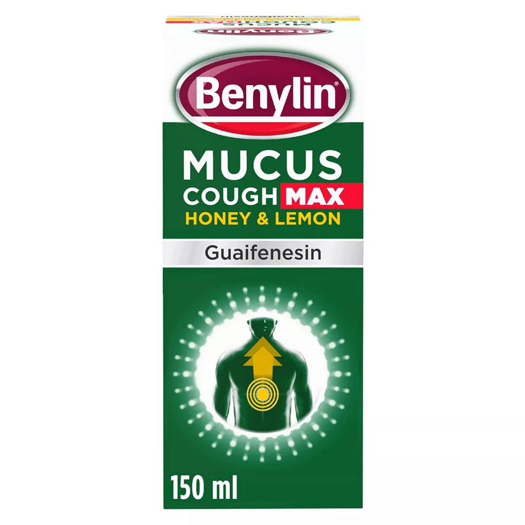 Benylin Mucus Cough Max Syrup - Honey & Lemon - 150ml