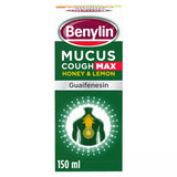 Benylin Mucus Cough Max Syrup - Honey & Lemon - 150ml