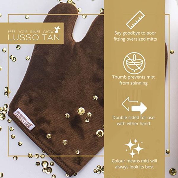 Lusso Tan Flawless Velvet Double Sided Tanning Mitt GOODS Superdrug   