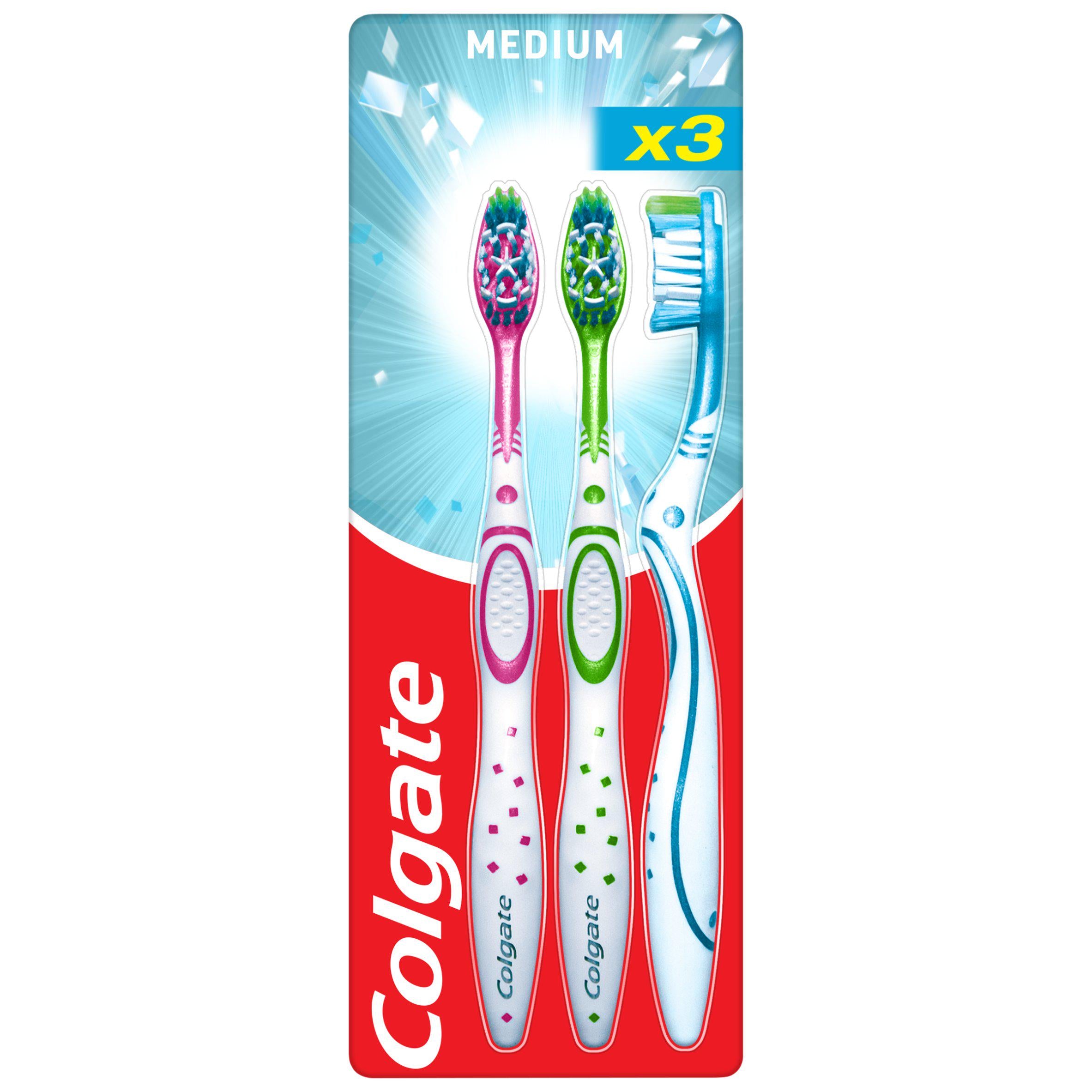 Colgate Max White Medium Toothbrush x3 GOODS ASDA   