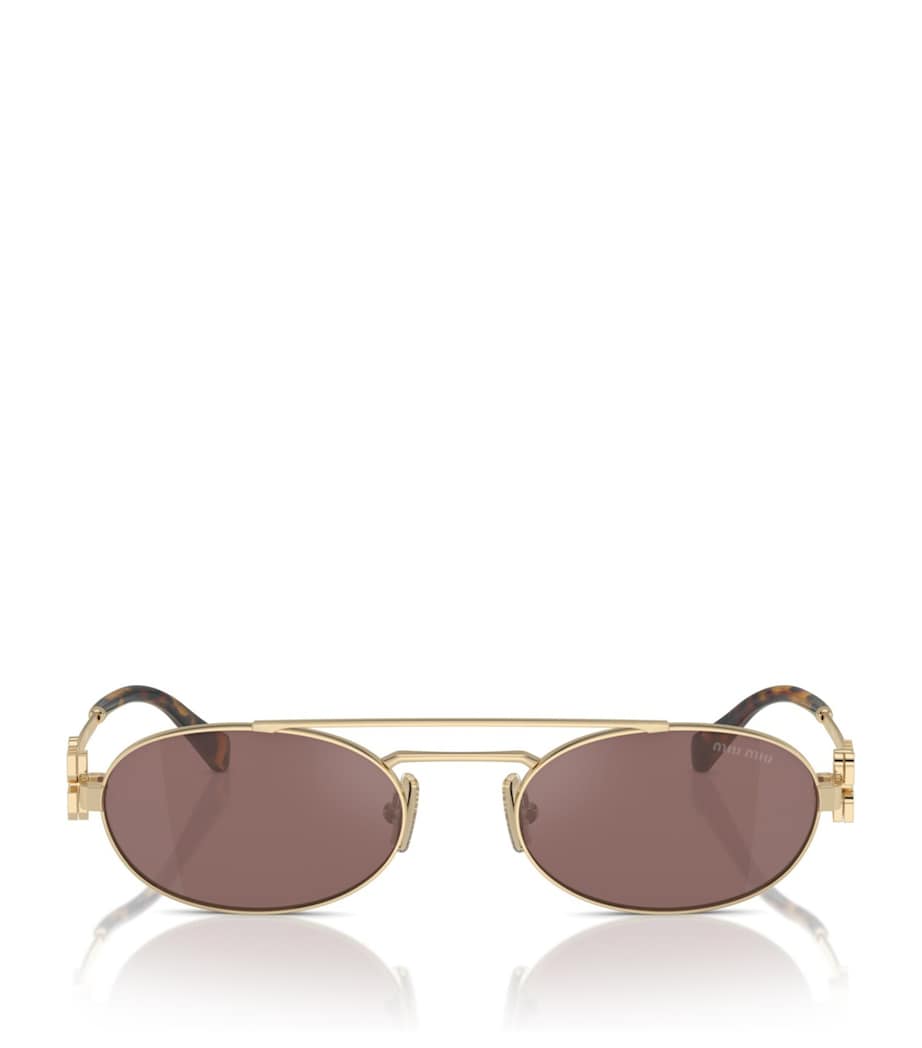 Miu Miu metal oval sunglasses - British product