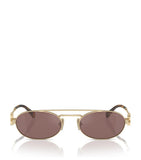 Miu Miu metal oval sunglasses - British product