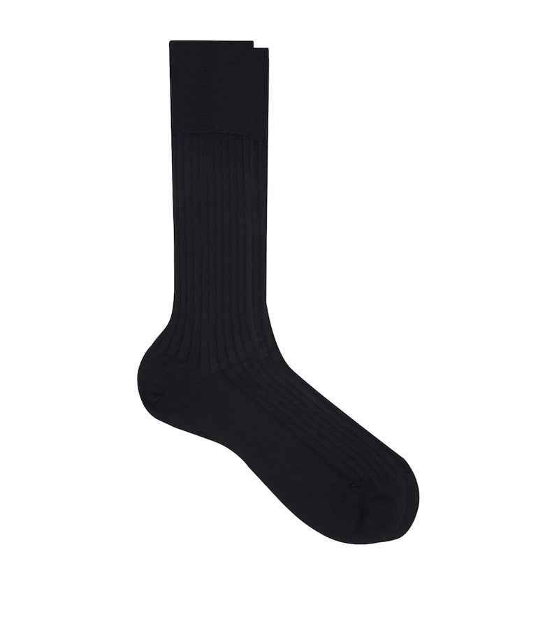 Falke Egyptian cotton ribbed socks - British product