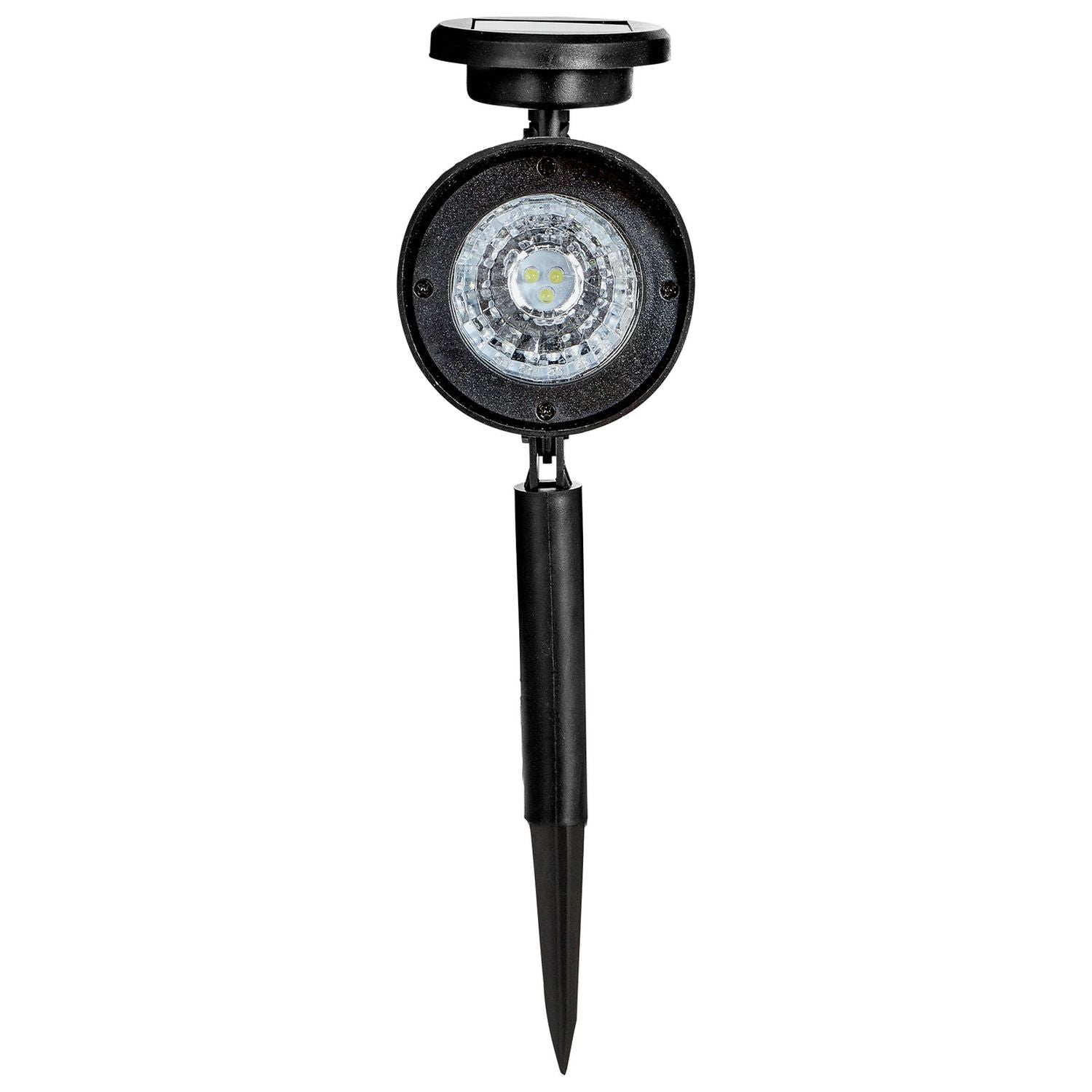 Sainsbury's black solar spotlights 4-pack - British product