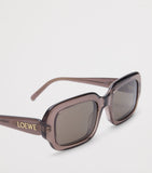 LOEWE acetate rectangular slim sunglasses made in Italy, UK version