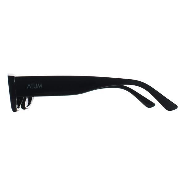 Atum Nyctra black rectangular women sunglasses (British brand)