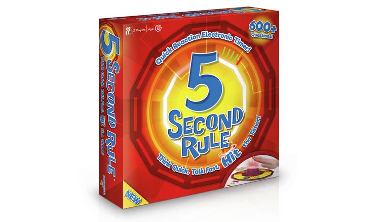 5 Second Rule Electronic Family Board Game