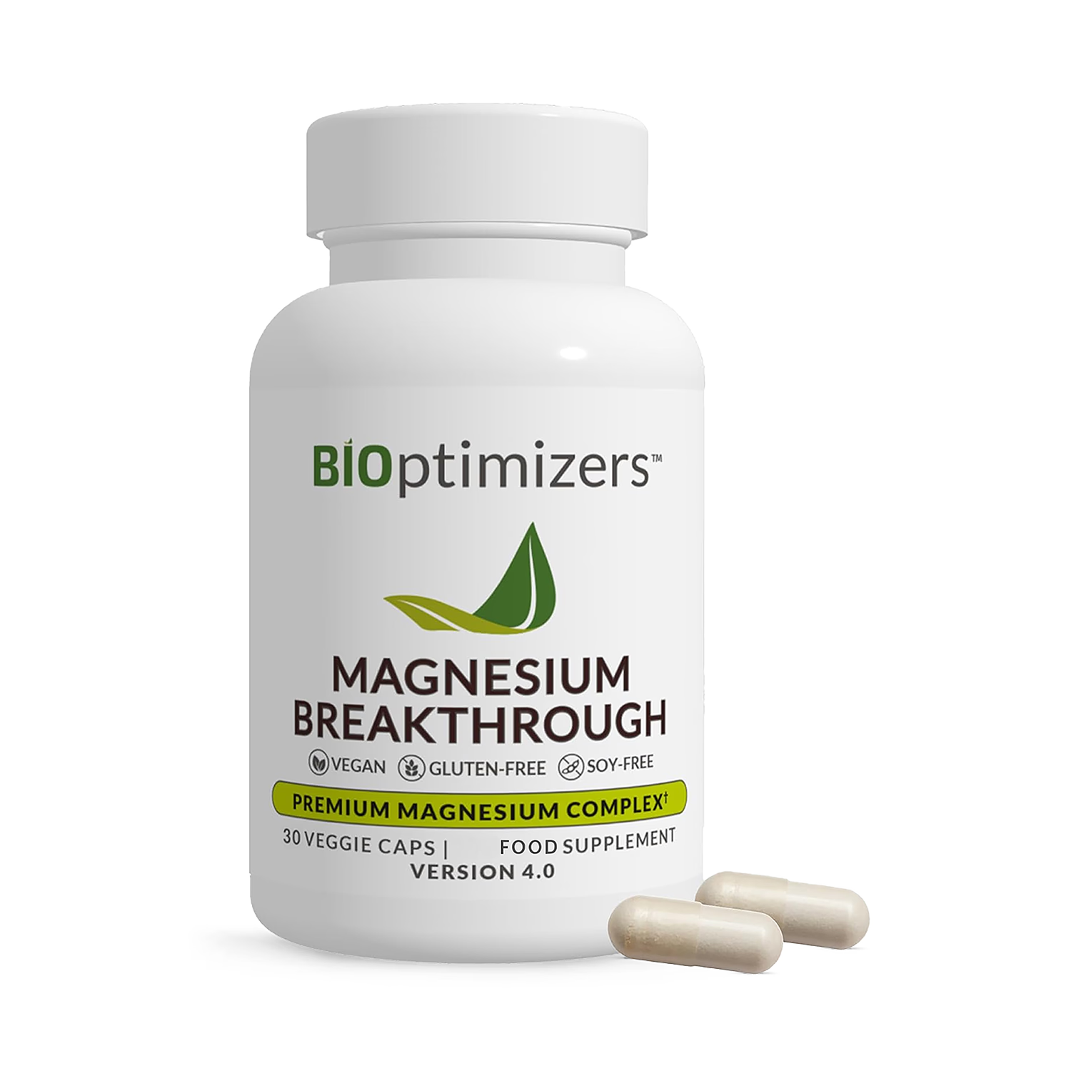 BIOptimizers Magnesium Breakthrough supplement 30 capsules, UK version