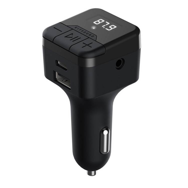 Kitsound MYFM3 Bluetooth 5.0 FM Transmitter black (British brand)