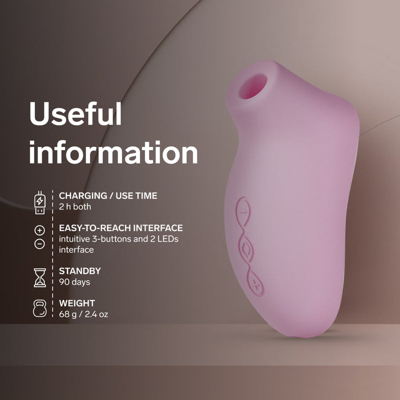 LELO SONA Originals sonic clitoral massager soft pink (British brand)