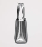 Max Mara Whitney metallic leather top-handle handbag (British brand)
