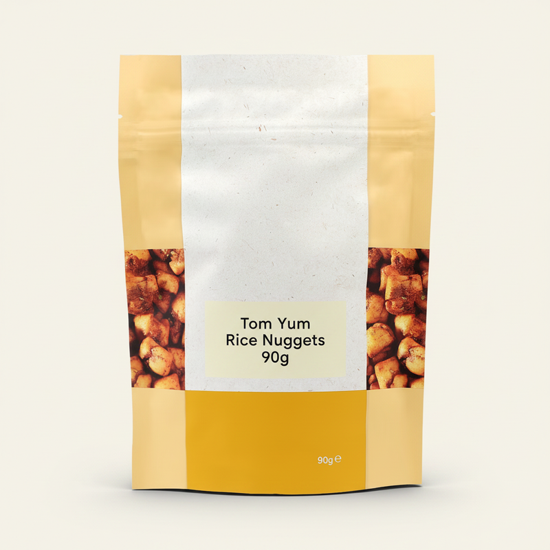 Holland & Barrett Tom Yum Reis Nuggets 90g, UK-Version