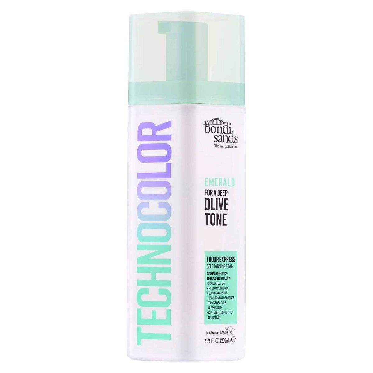 Bondi Sands Technocolor Emerald 1 Hour Express Self Tanning Foam 200ml GOODS Boots   