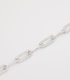 SHAY white gold diamond pavé link bracelet, imported from the UK