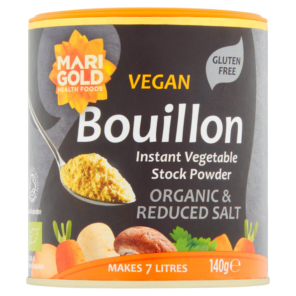 Marigold Reduced Salt Organic Bouillon Powder 140g