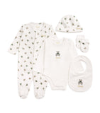 Harrods Pima Cotton Bear Baby Gift Set 0-18 Months, UK version