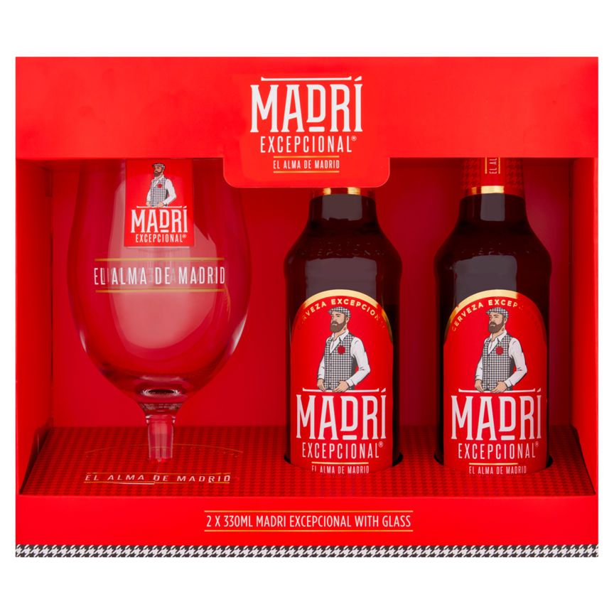 Madri Excepcional 2 x 330ml Gift Set GOODS ASDA   