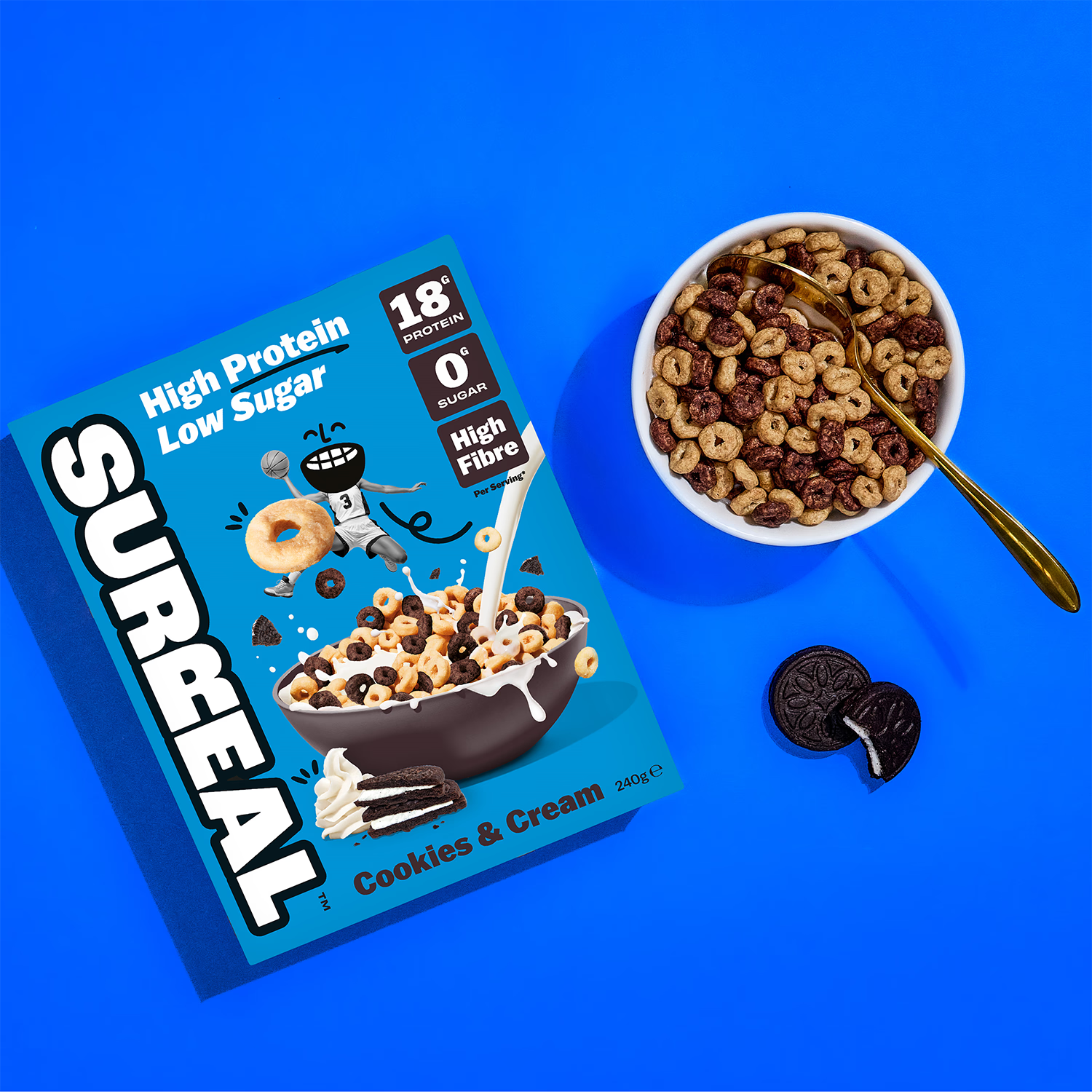 Surreal cereal cookies & cream 240g (British brand)