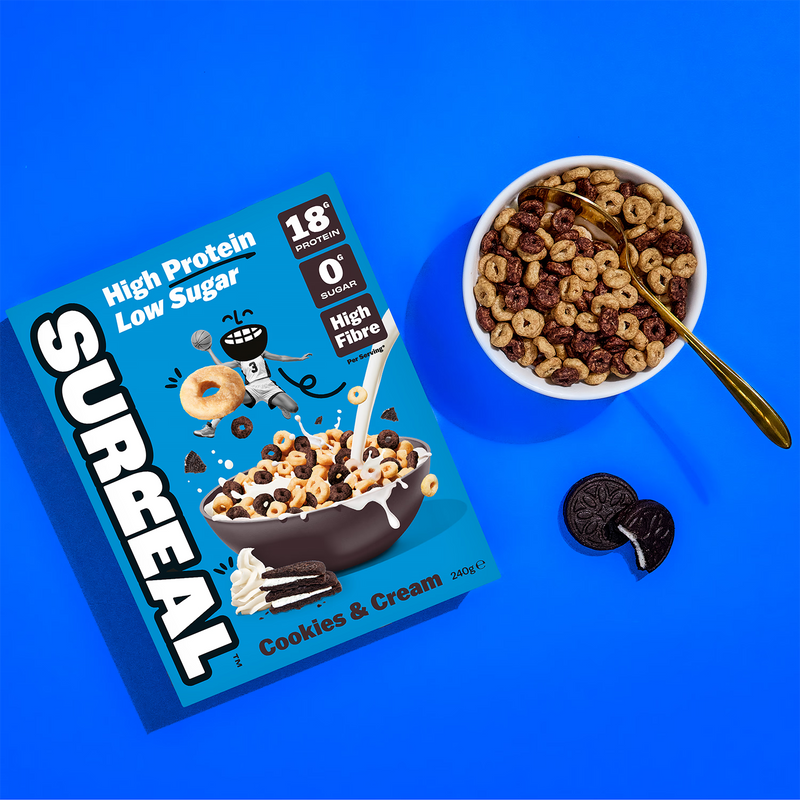 Surreal cereal cookies & cream 240g (British brand)