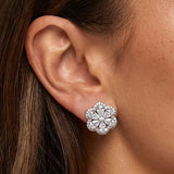 MUCHV bridal flower earrings 1.5cm, UK version