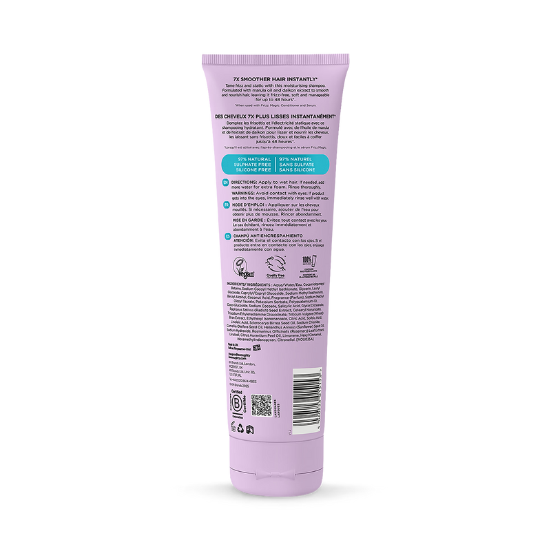 Noughty Frizz Magic Anti-Frizz Shampoo 250ml (British brand)
