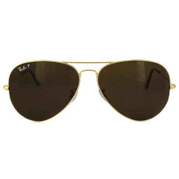 Ray-Ban Aviator polarised sunglasses gold frame, imported from the UK
