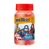 Vitabiotics Wellkid Marvel Vitamin D 7-14 years 50 Vegan Soft Jellies GOODS Holland&Barrett   