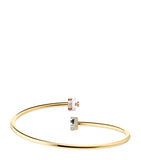 Boucheron Quatre White Edition gold diamond bangle (British brand)