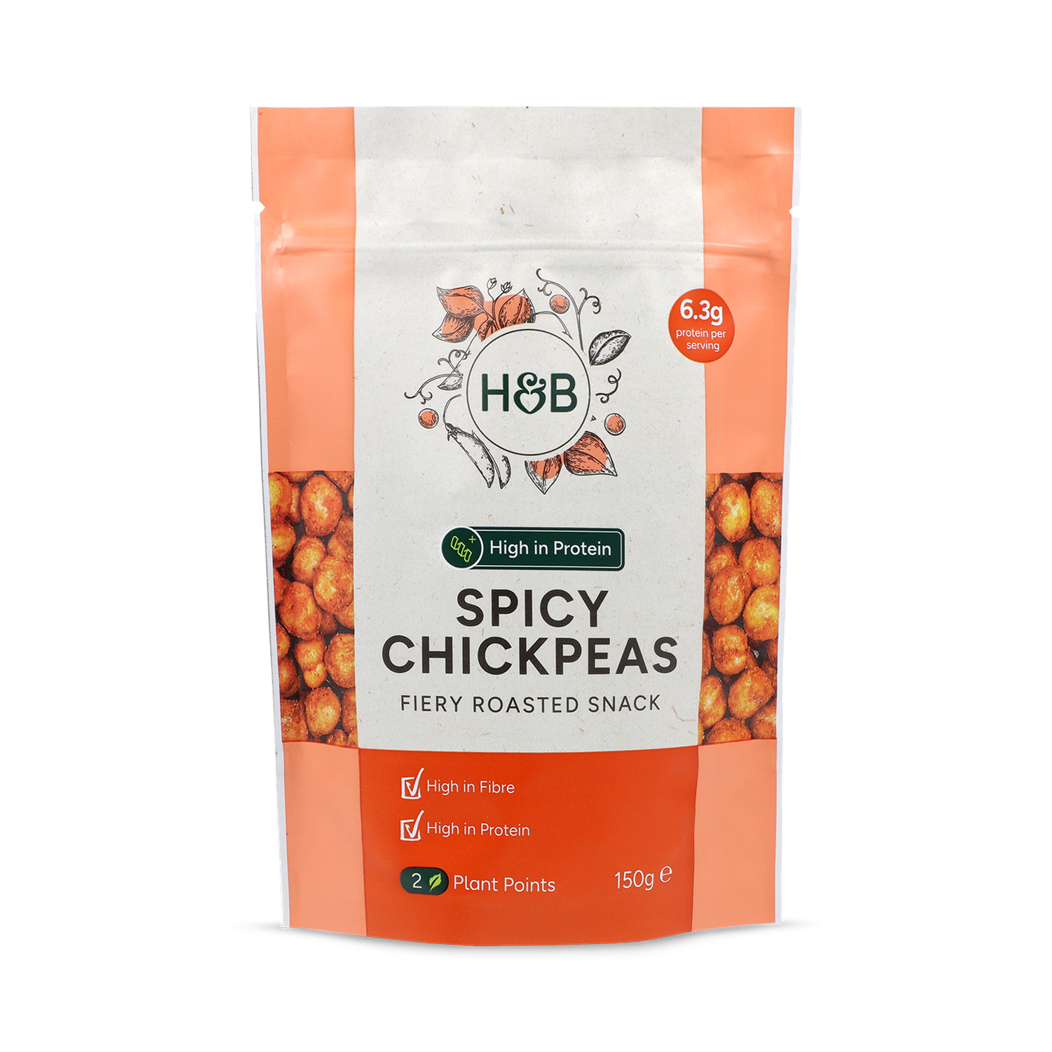 Holland Barrett Spicy Chickpeas 150g, UK version