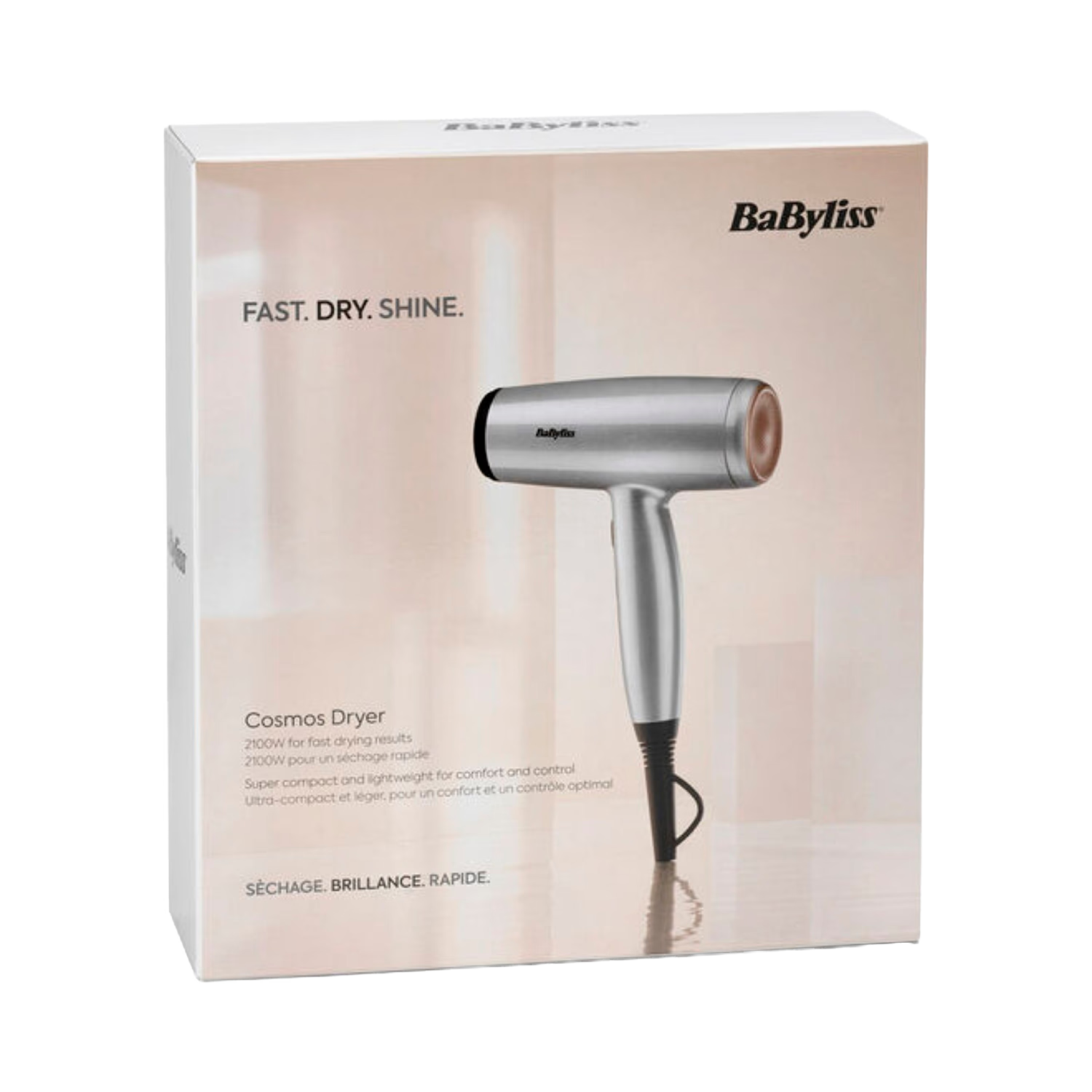 BaByliss Cosmos 2100W ionic hair dryer - British product
