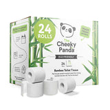 The Cheeky Panda Bamboo Unwrapped Toilet Rolls 24 GOODS Superdrug   