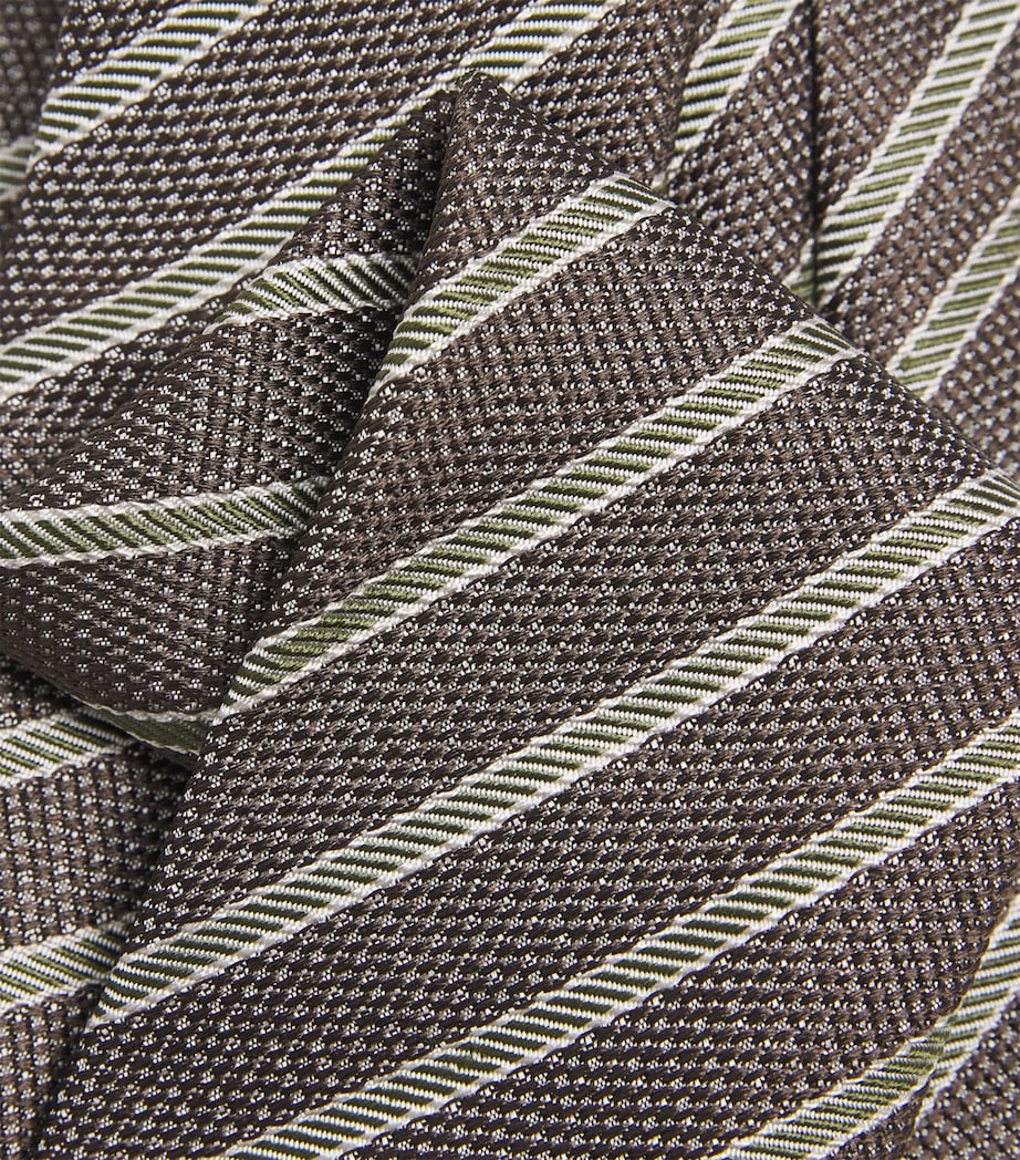 Emporio Armani silk stripe tie - British product
