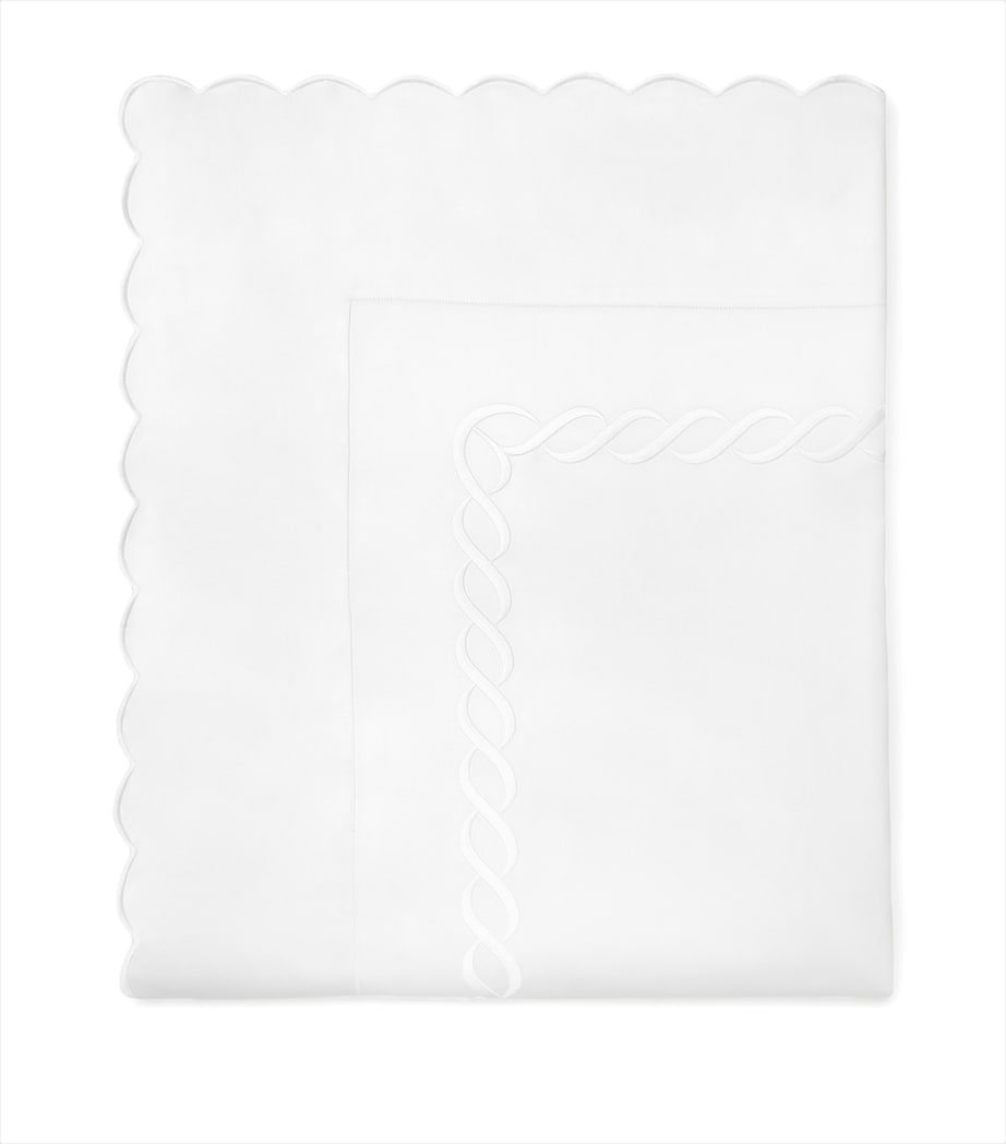Pratesi Treccia flat sheet super king 300x270cm (British brand)
