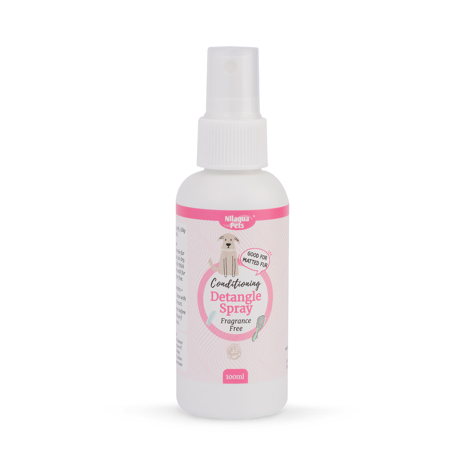 Gentle dog detangle spray 100ml, UK version