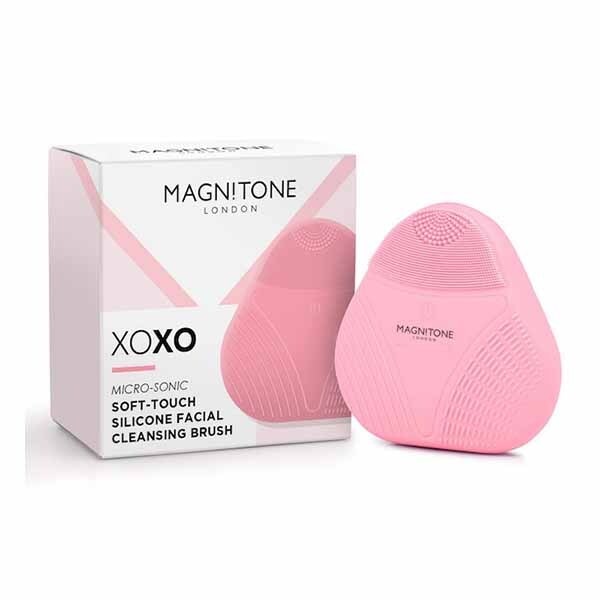 Magnitone XOXO SoftTouch Silicone Cleansing Brush Pink