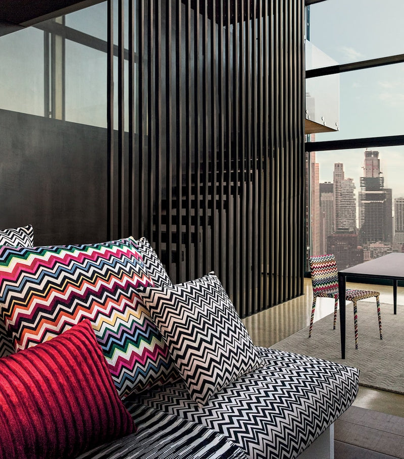 Missoni Zigzag Belfast Cushion 40cm x 40cm, imported from the UK