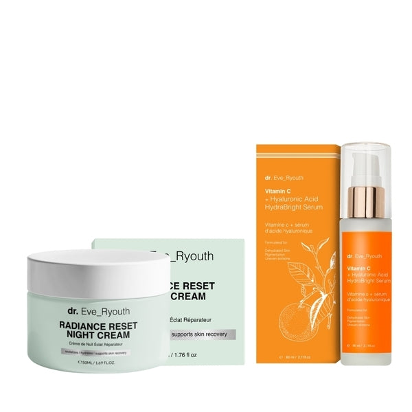 Dr Ever Youth Dream Skin Duo night cream and serum (British brand)